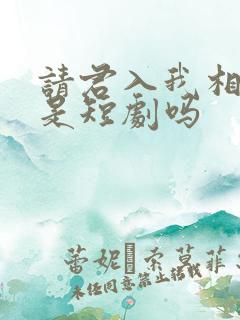 请君入我相思局是短剧吗