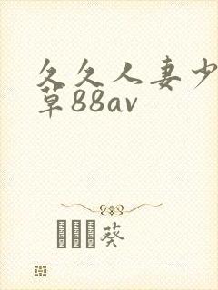 久久人妻少妇嫩草88av