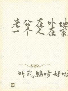 老公在外地,我一个人在家带孩子