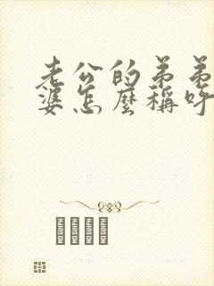 老公的弟弟的老婆怎么称呼