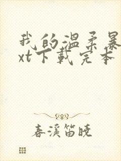 我的温柔暴君txt下载完本