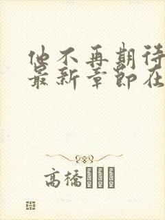 他不再期待的爱最新章节在线阅读