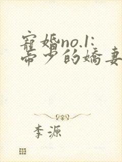 宠婚no.1:帝少的娇妻