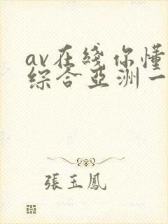 av在线你懂的综合亚洲一区
