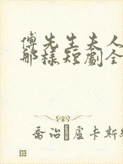 傅先生夫人为何那样短剧全集