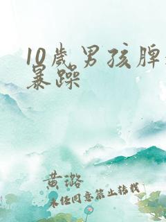 10岁男孩脾气暴躁