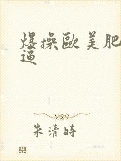 爆操欧美肥熟女逼