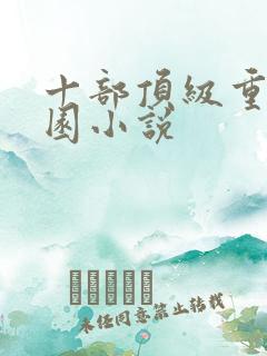 十部顶级重生校园小说