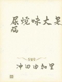 尿烧味大是什么病