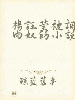杨钰莹被调教成肉奴的小说