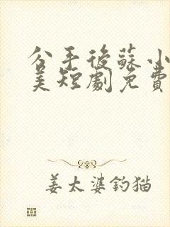 分手后苏小姐独美短剧免费观看