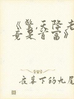 《惊,天降老公竟是首富》