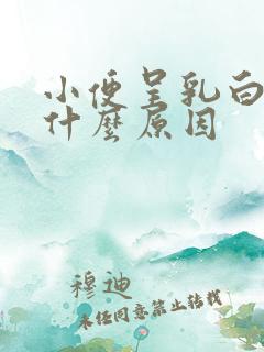 小便呈乳白色是什么原因