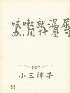 咳嗽就漏尿怎么办,用什么可以治好