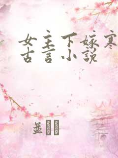 女主下嫁寒门的古言小说