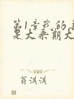 第1章我的妻子是大乘期大佬