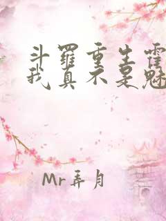 斗罗重生霍雨浩我真不是魅魔小说