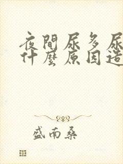 夜间尿多尿频是什么原因造成的