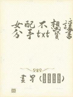 女配不想让主角分手txt宝书