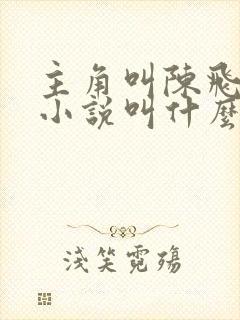 主角叫陈飞宇的小说叫什么名字