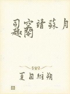 司空靖苏月汐笔趣阁