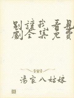 别让我看见电视剧全集免费观看