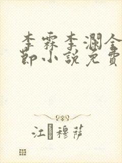 李霖李澜全部章节小说免费阅读笔趣阁