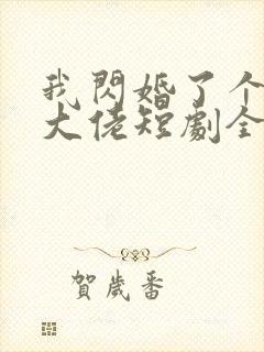 我闪婚了个财阀大佬短剧全集