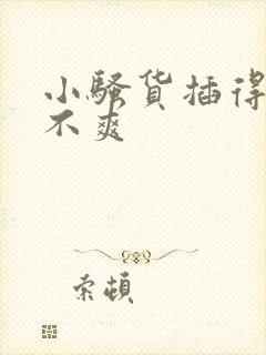 小骚货插得你爽不爽