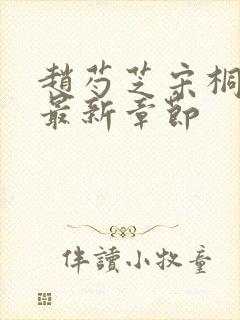 赵芍芝宋桐小说最新章节