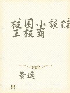 校园小说推荐男主校霸