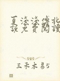 夏浅浅傅北宸小说免费阅读最新章节