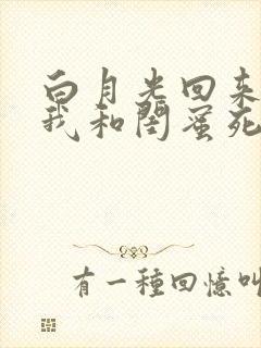 白月光回来后,我和闺蜜死遁了