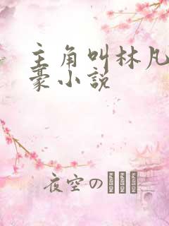 主角叫林凡的神豪小说