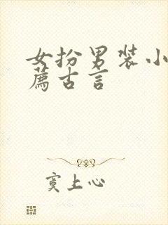 女扮男装小说推荐古言