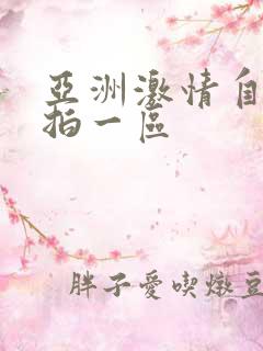 亚洲激情自拍偷拍一区