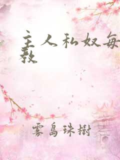 主人私奴每日调教