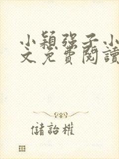 小颖强子小说全文免费阅读最新章节