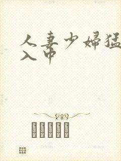 人妻少妇猛烈进入中