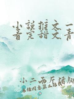 小说推文一口气看完甜文青梅竹马