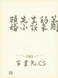 顾先生的第一宠婚小说未删版全文