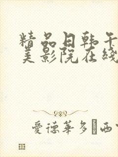 精品日韩午夜欧美影院在线观看