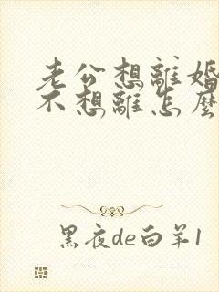 老公想离婚我不不想离怎么办