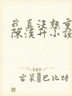 我真没想重生啊陈汉升小说版免费