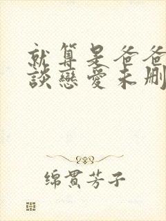 就算是爸爸也想谈恋爱未删减版