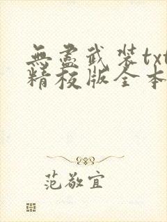无尽武装txt精校版全本