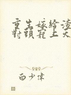 重生嫁给渣男死对头宠上天的小说