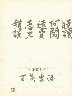 赵志远何晓雨小说免费阅读最新章节