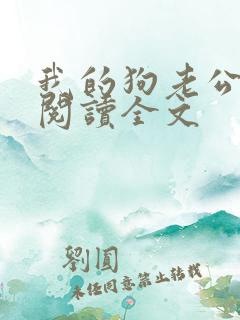 我的狗老公免费阅读全文