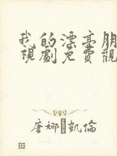 我的漂亮朋友电视剧免费观看放放